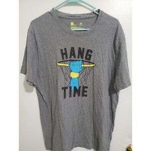 Xversion Competition Basketball Hang Time Short Sleeve T Shirt Sz Large Gray